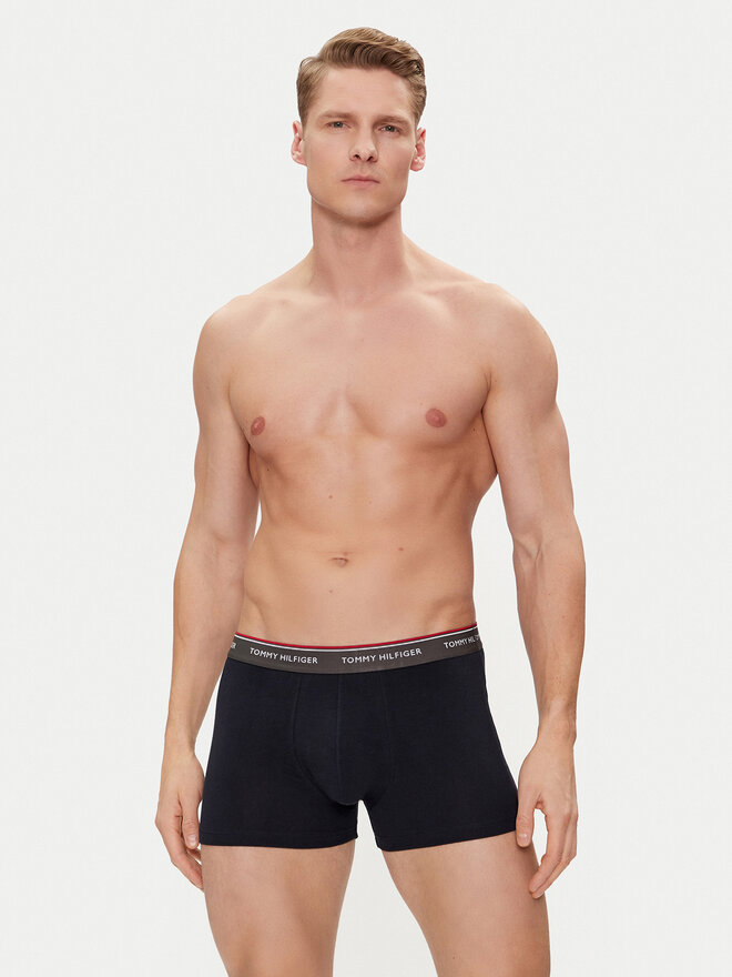 Tommy Hilfiger Tommy Hilfiger Σετ μποξεράκια 3 τμχ UM0UM01642 Σκούρο μπλε