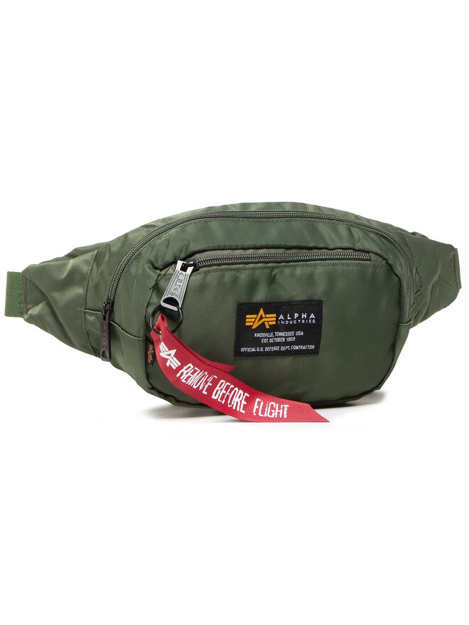 Alpha Industries Saszetka nerka Alpha Industries Crew Waist Bag 196923 Zielony