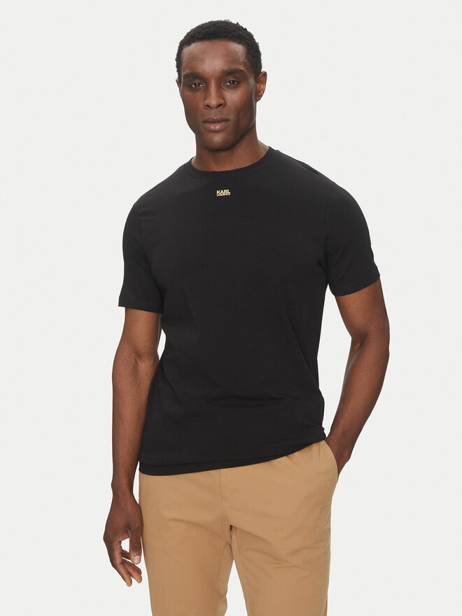 KARL LAGERFELD KARL LAGERFELD T-Shirt 755058 552235 Schwarz Regular Fit
