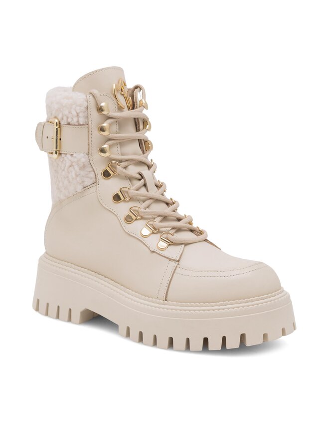 Eva Minge Schnürstiefeletten Eva Minge AGNITA-4050 Beige