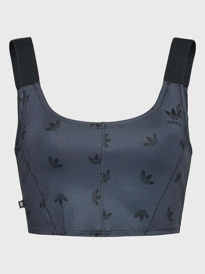 adidas adidas Top Allover Print Corset HL9159 Siva Slim Fit