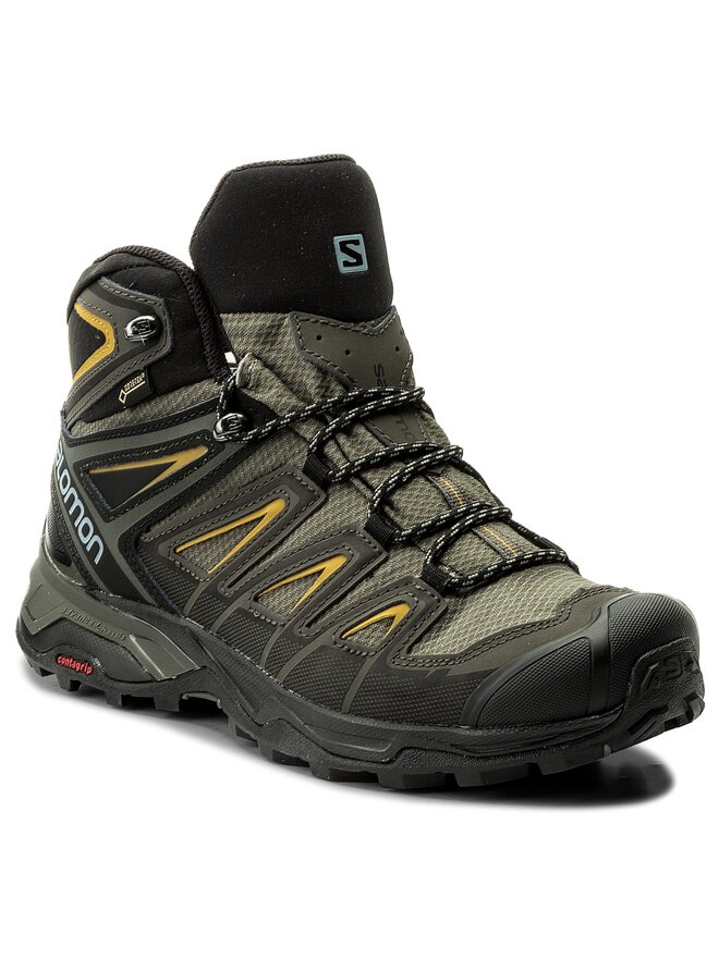 Chaussures de trekking Salomon X Ultra 3 Mid Gtx GORE TEX 401337 28 W0 Vert chaussures