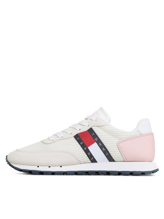 Tommy Jeans Сникърси Tommy Jeans Retro Runner EN0EN02121 Екрю