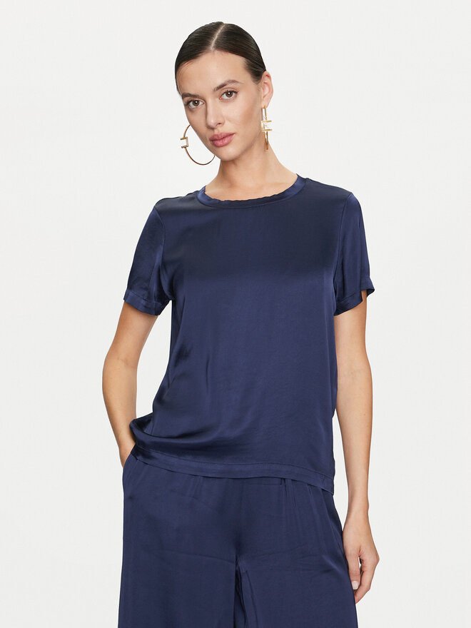 ViCOLO ViCOLO Camiseta TB0040 Azul marino Regular Fit