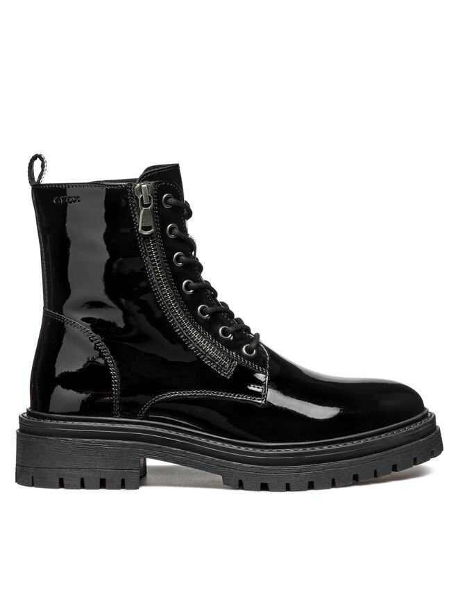 Geox Stiefeletten Geox D Iridea D16HRF 00066 C9999 Schwarz