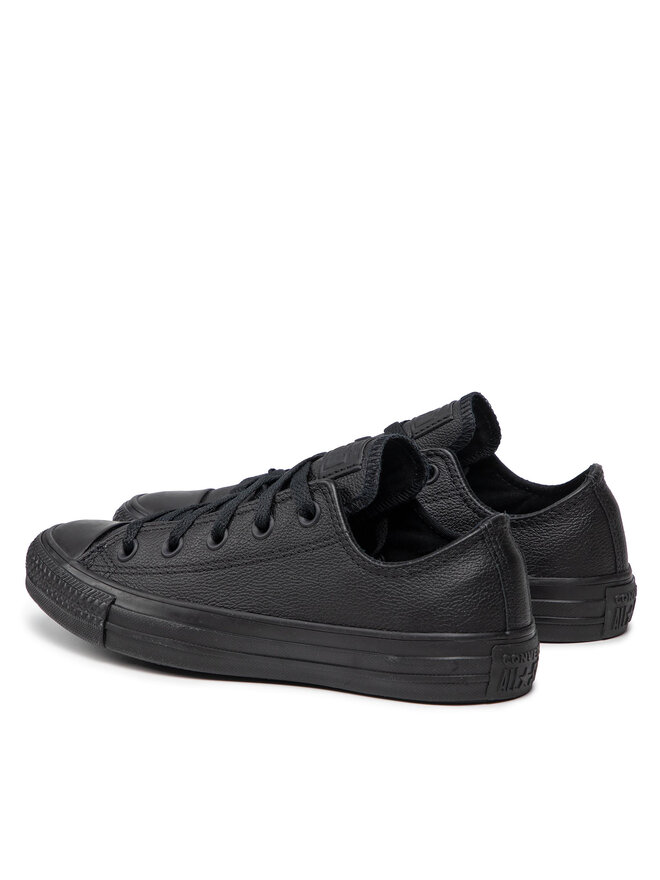 Converse Sneakers aus Stoff Converse Chuck Taylor All Star Mono Leather 135253C Schwarz