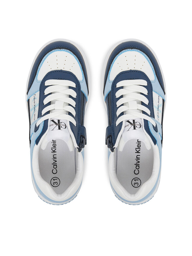 Calvin Klein Jeans Снікерcи Calvin Klein Jeans Low Cut Lace-Up Sneaker V3X9-82091-1355 M Голубий