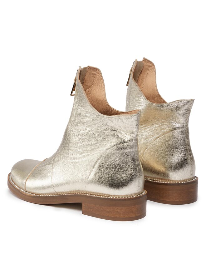 R.Polański Stiefeletten R.Polański 1580 Goldfarben