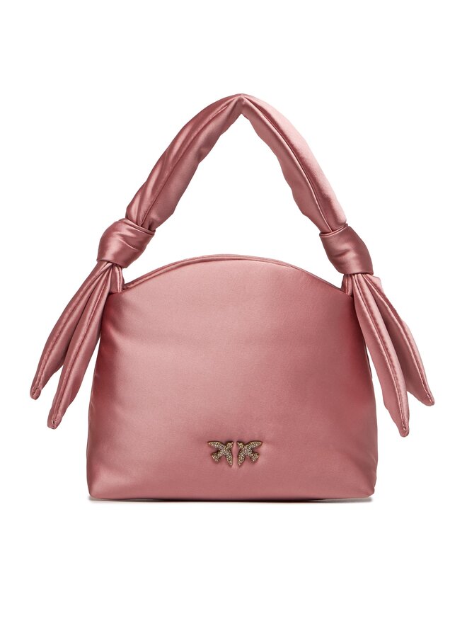 Handtasche Pinko Knots Mini Pouch Satin PE 24 PLTT 102770 A1KA Rosa eschuhe