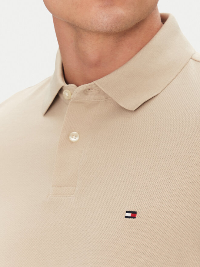 Tommy Hilfiger Tommy Hilfiger Pólóing 1985 MW0MW17770 Bézs Regular Fit