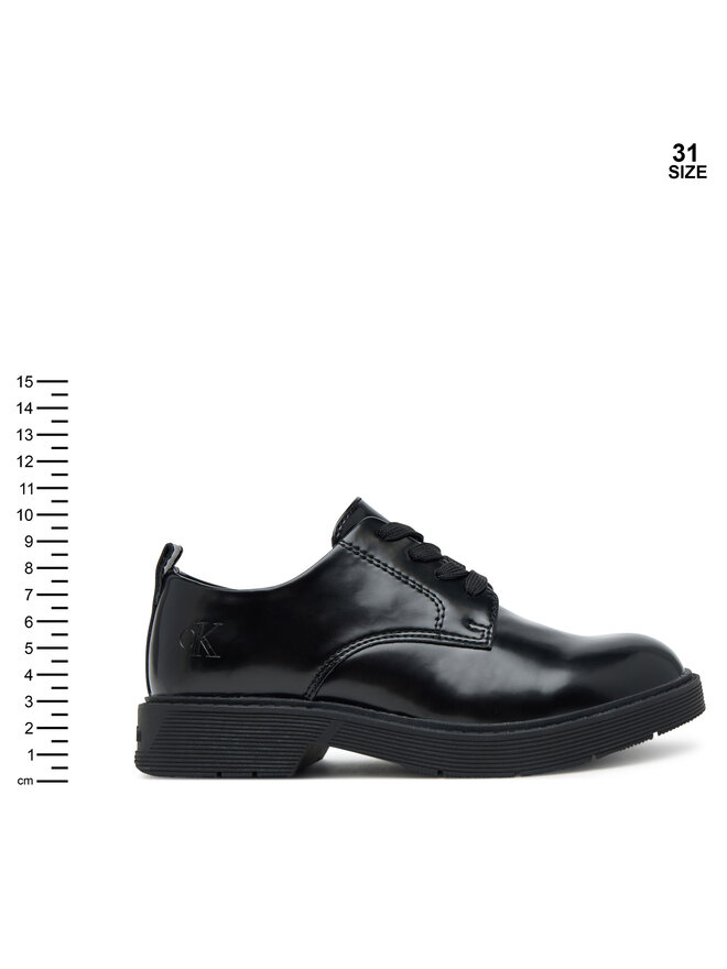Calvin Klein Оксфорди Calvin Klein Low Cut Lace-Up Shoe V3X4-83182-1453 S Чорний