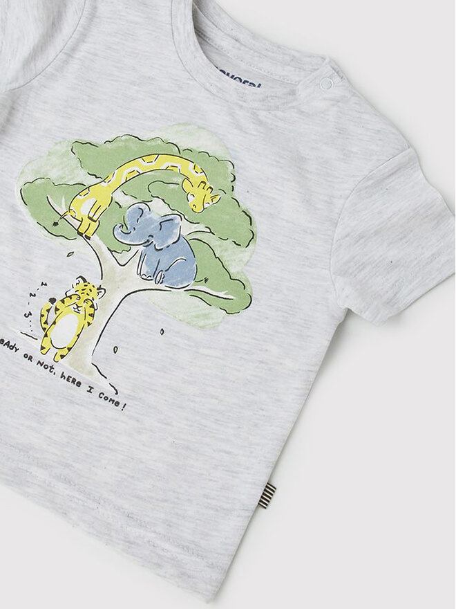 Mayoral Mayoral T-Shirt 1012 Grau Regular Fit