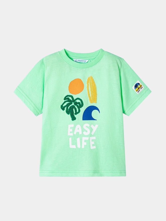 Mayoral Mayoral Camiseta 3007 Verde Regular Fit