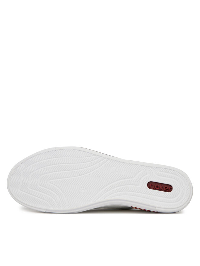 Rieker Sneakersy Rieker L8857-80 Biela