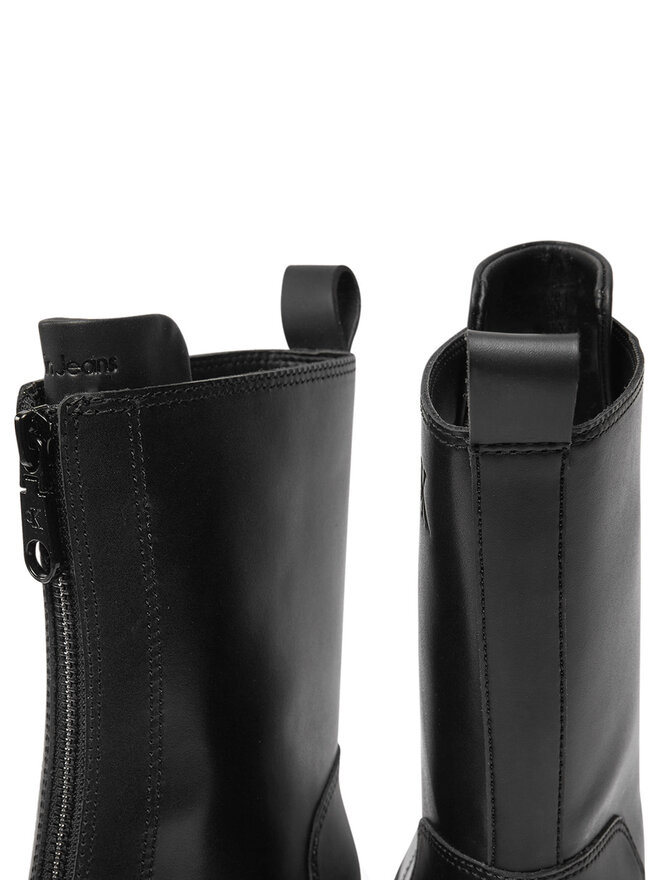 Calvin Klein Jeans Stiefeletten Calvin Klein Jeans Chunky Heeled Zip YW0YW01541 Schwarz