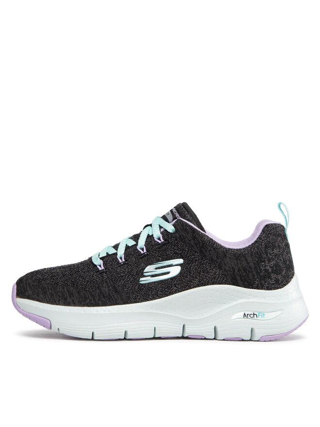 Skechers Sneakersy Skechers Skechers Arch Fit Comfy Wave Szary