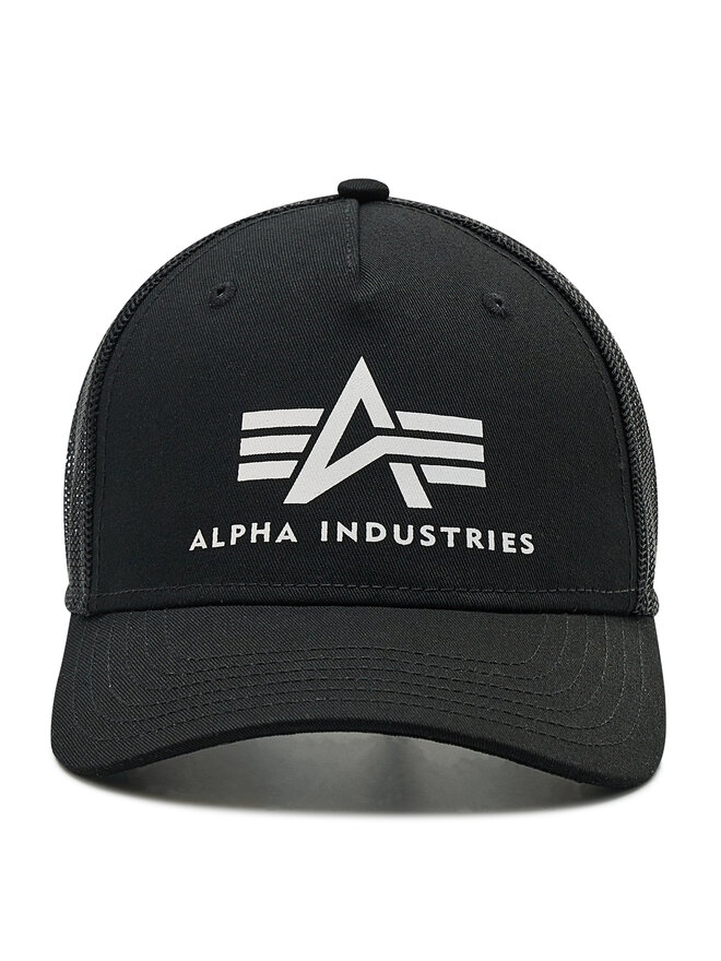 Alpha Industries Czapka z daszkiem Alpha Industries Basic Trucker Cap 186902 Czarny