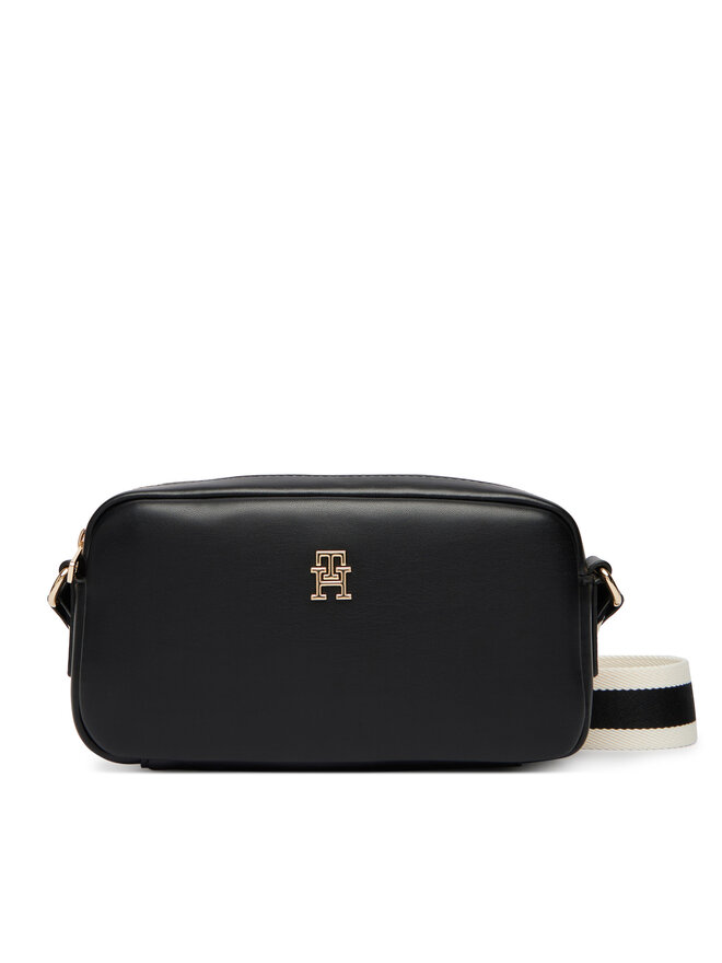 Tommy Hilfiger Handtasche Tommy Hilfiger Th Essential Camera Bag AW0AW18370 Schwarz