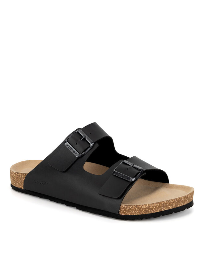 Rieker Παντόφλες Rieker 22190-01 Μαύρο