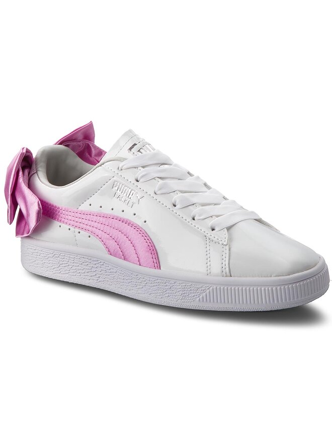 Sneakers Puma Basket Bow Patent Jr 367621 02 Blanc chaussures