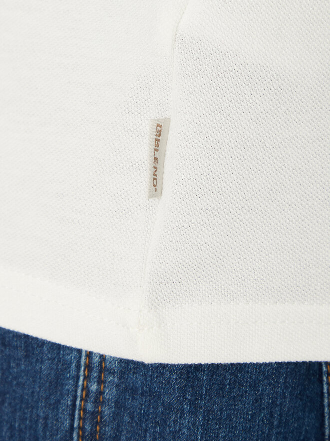 Blend Blend Poloshirt 20717857 Weiß Regular Fit