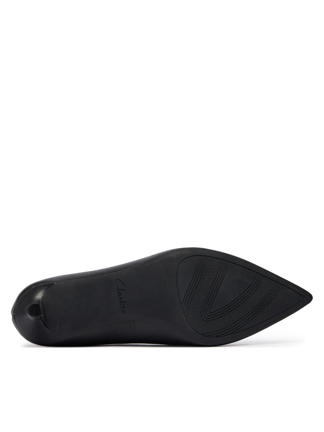 Clarks Туфлі Clarks Zarey Court 26183156 Чорний