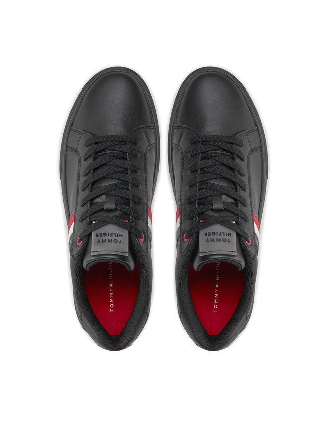 Tommy Hilfiger Снікерcи Tommy Hilfiger Essential Leather Cupsole FM0FM04921 Чорний