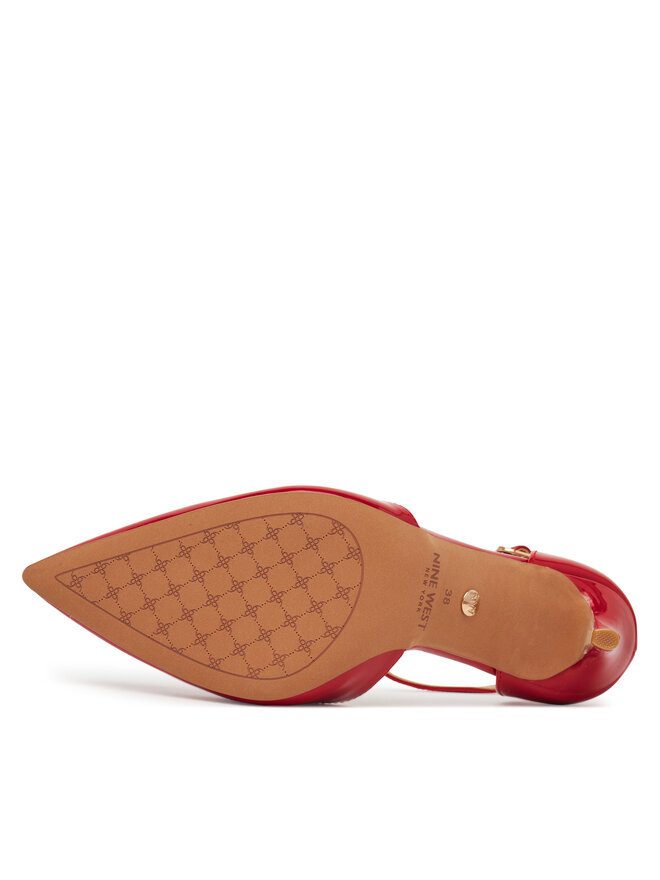Nine West Pantofi cu toc subțire Nine West WS21582-01 Roșu