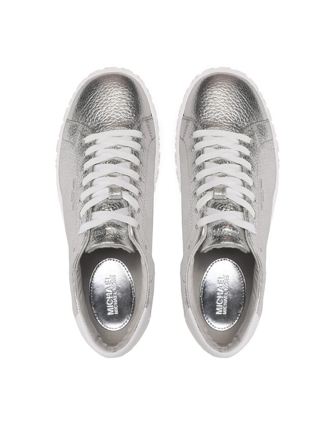 Sneakers MICHAEL Michael Kors Grove Lace Up 43F2GVFS8L Argent chaussures