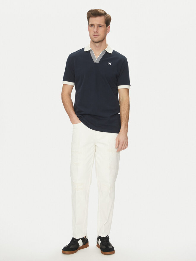 Richmond X Richmond X Poloshirt UMP25168PO Dunkelblau Regular Fit