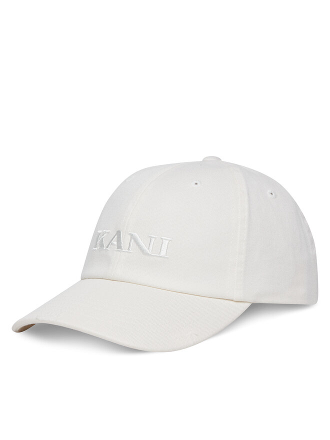 Karl Kani Шапка с козирка Karl Kani Retro Distress Dad 70300031 Бял