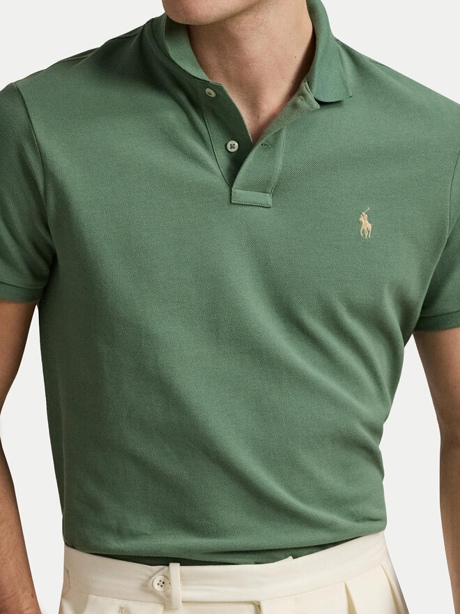 Polo Ralph Lauren Polo Ralph Lauren Поло 710536856465 Зелений Slim Fit