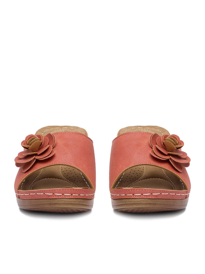 Clara Barson Pantoletten Clara Barson WYL05010-29 Hellrot