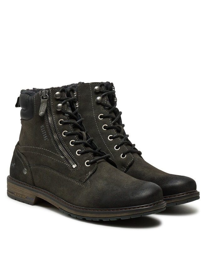 Mustang Schnürschuhe Mustang 4157-609 Grau