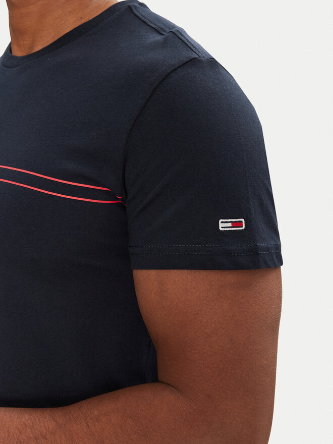 Tommy Jeans Tommy Jeans Póló Entry Graphic DM0DM20779 Sötétkék Slim Fit