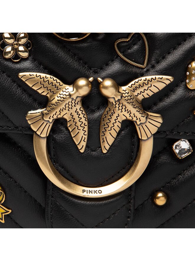 ⭐️ ぽにょ⭐️pin for loveY&W Torebka Pinko Love Mini Lady Puff Magic Pins AI 22-23 PLTT