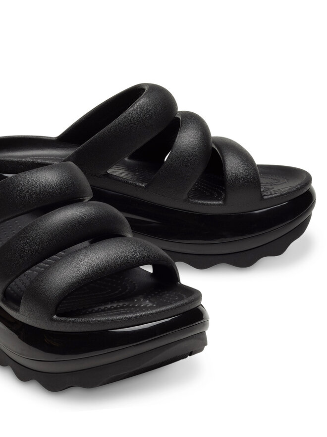Crocs Papucs Crocs Mega Crush Triple Strap 209842 Fekete