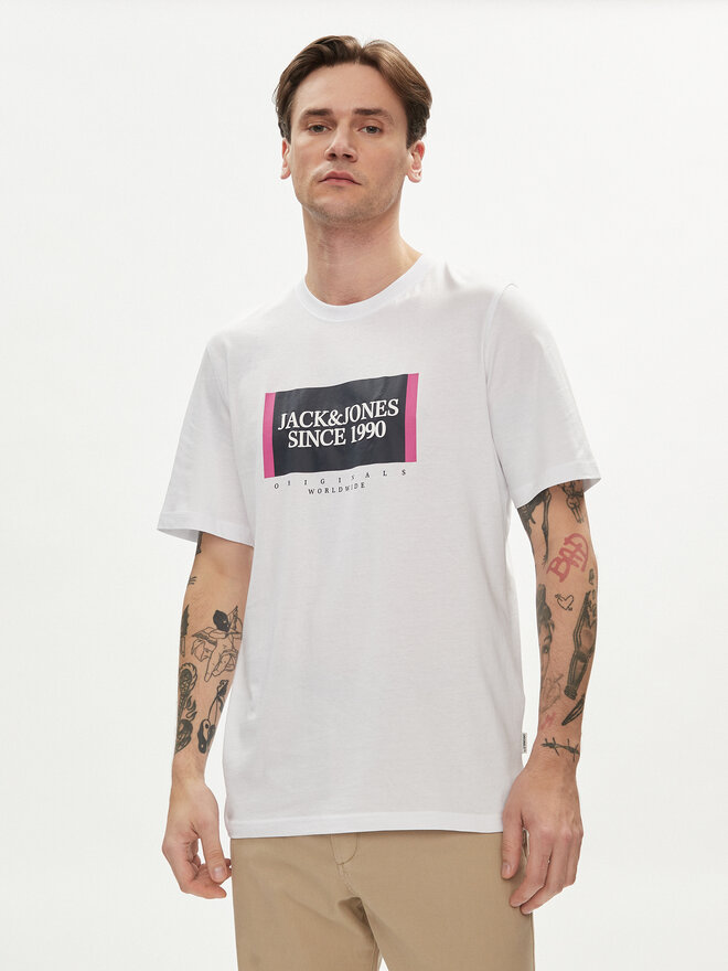 Jack&Jones Jack&Jones Camiseta Lafayette 12252681 Blanco Standard Fit