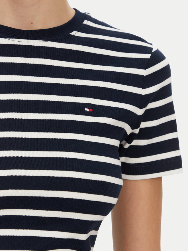 Tommy Hilfiger Tommy Hilfiger Marškinėliai New Cody WW0WW40587 Tamsiai mėlyna Slim Fit