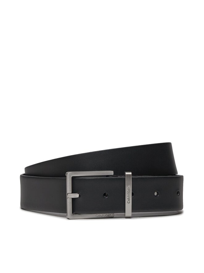 Calvin Klein Pánský pásek Calvin Klein Casual Adj. Belt 3.5Cm K50K504301 Černá