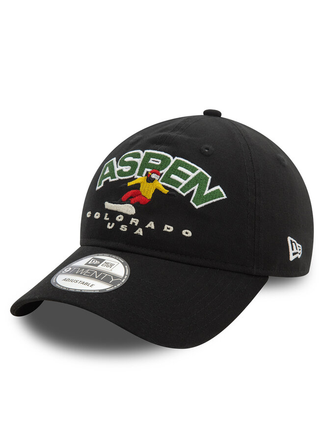 New Era Kšiltovka New Era Washed Aspen Ski 9TWENTY 60580870 Černá
