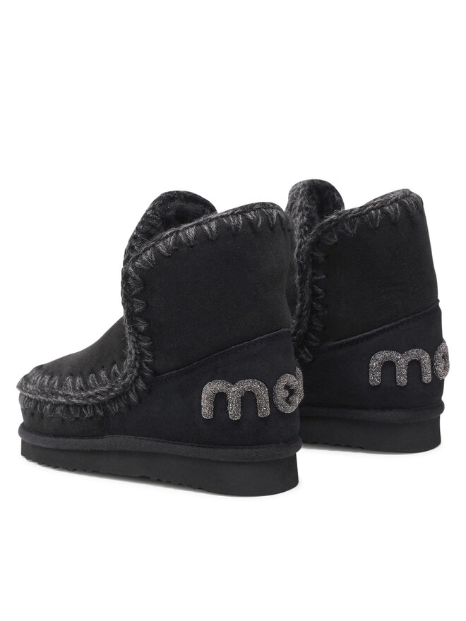 Mou Апрески Mou Eskimo 18 Glitter Logo MU.FW101050A Черен