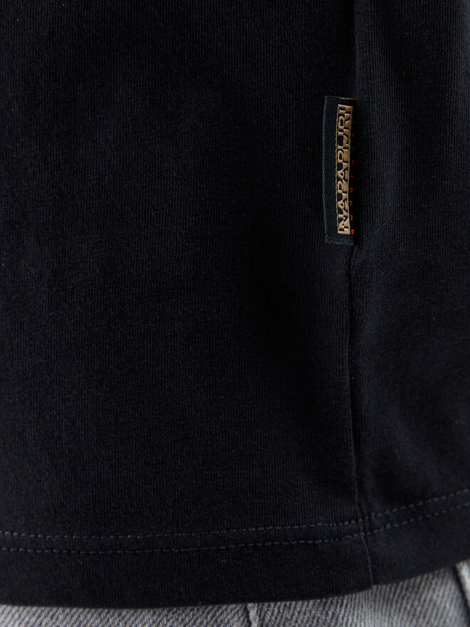Napapijri Napapijri Футболка S-Nina NP0A4H87 Чорний Regular Fit