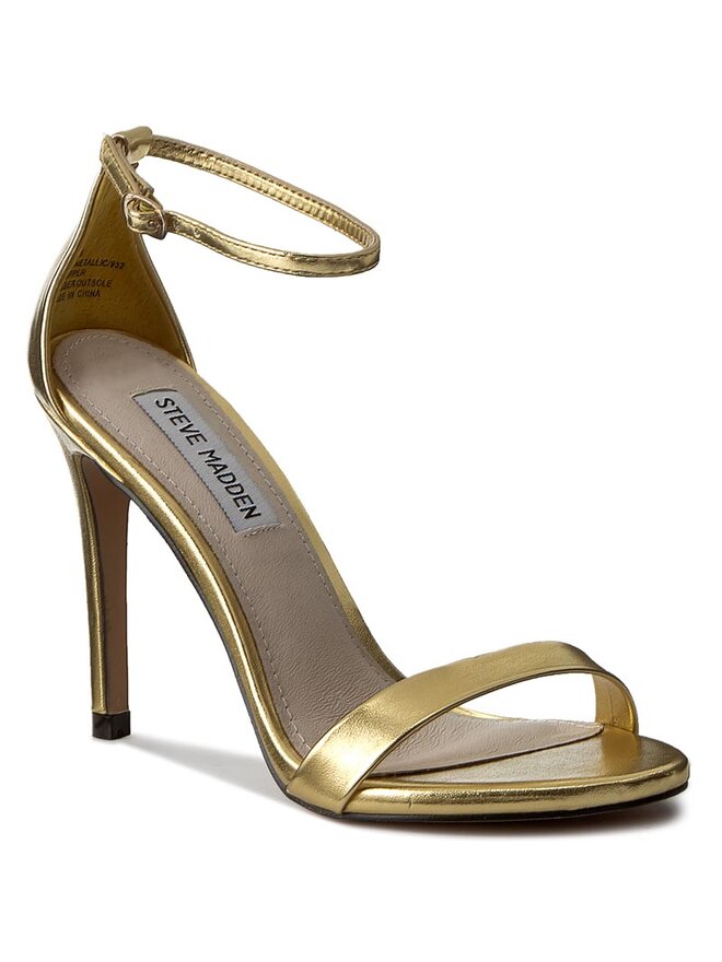 Steve Madden Sandały Steve Madden Stecy Sandal 91000080-0W0-07004-15007 Złoty