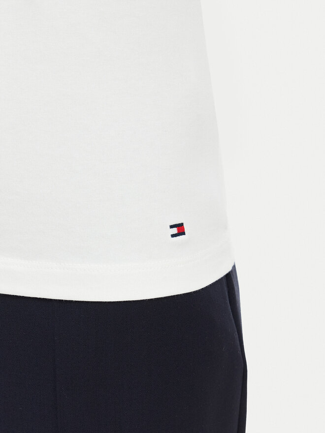 Tommy Hilfiger Tommy Hilfiger Top Classic WW0WW50947 Weiß Regular Fit