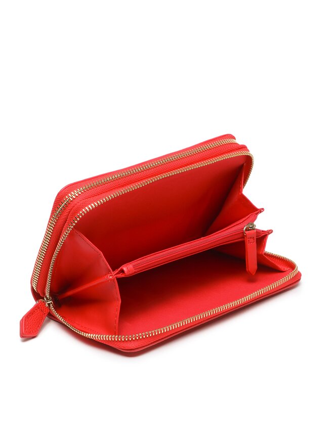 Valentino Portafoglio grande da donna Valentino Divina VPS1R447G Rosso