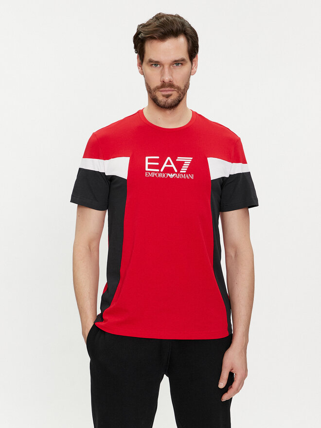 EA7 Emporio Armani EA7 Emporio Armani Majica 3DPT10 PJ02Z 1461 Rdeča Regular Fit