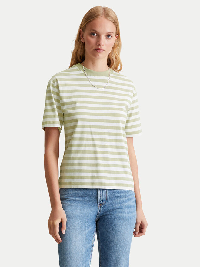 Marc O'Polo Denim Marc O'Polo Denim Camiseta 500 0006 509 Verde Relaxed Fit