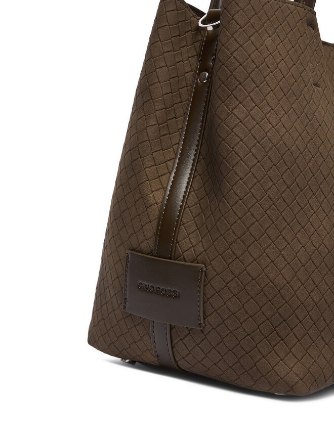 GINO ROSSI Handtasche GINO ROSSI EO-LDA8727A Dunkelbraun