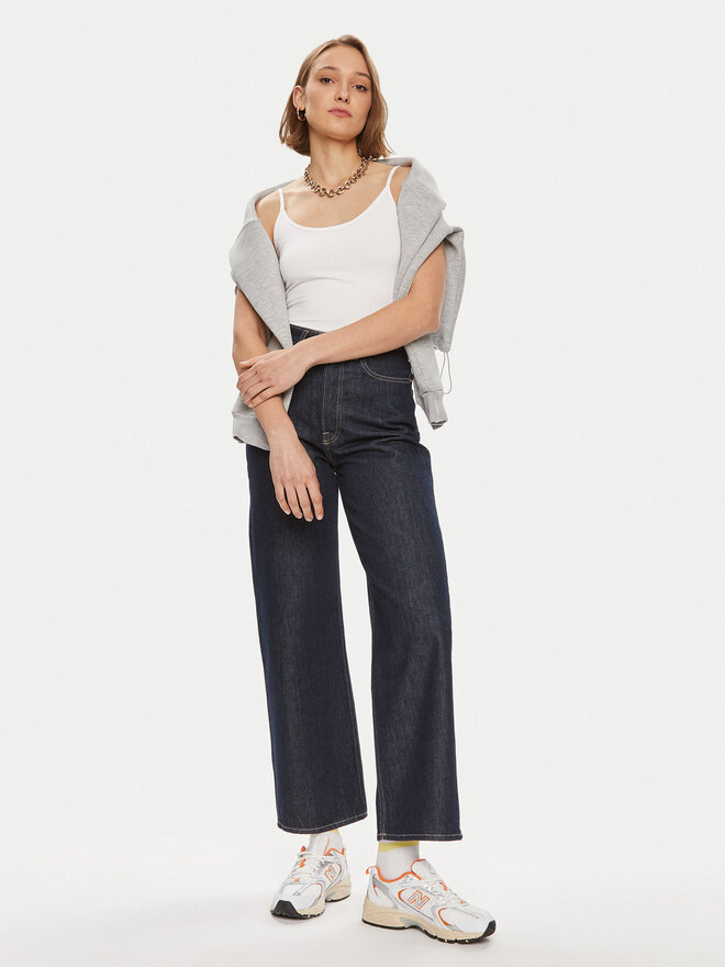 Gina Tricot Gina Tricot Τοπ 22470 Λευκό Slim Fit